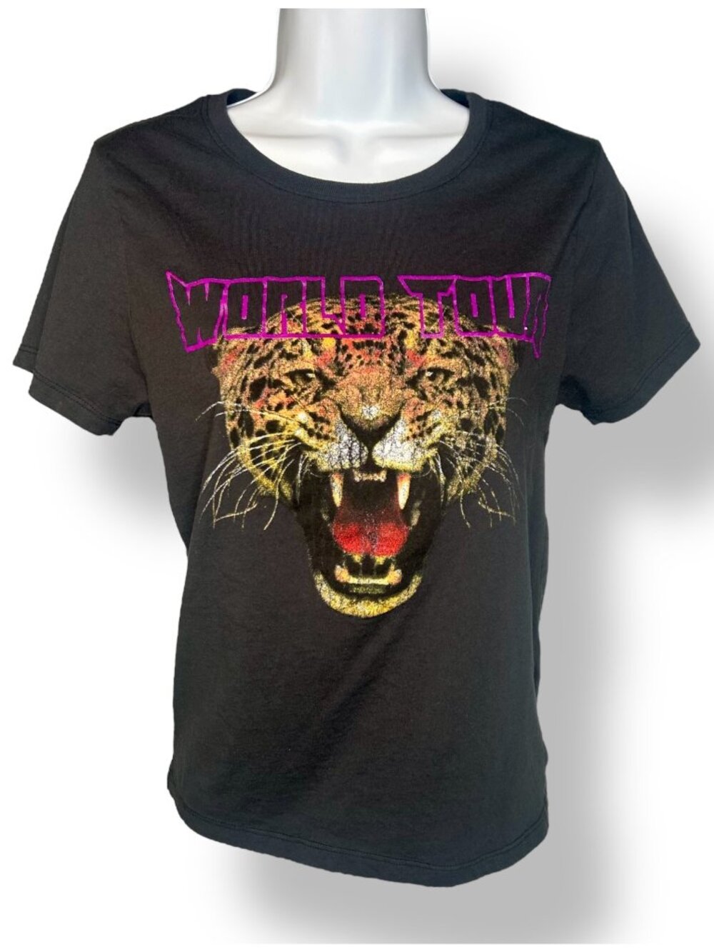 Prince Peter Collection Tiger World Tour T-shirt black top rocker